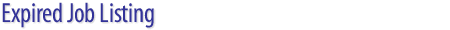 Job #113614: Expired Listing