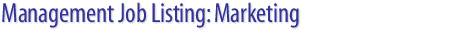 Job #128733 - Regional Director of Sales & Marketing