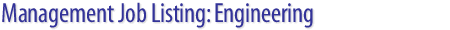 Job #128698 - Chief Engineer