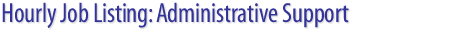 Job #112884 - Sales Coordinator