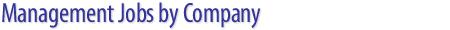 Hospitality Jobs Online: Management Job Listings by Company