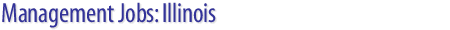Management Jobs: Illinois