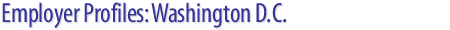 Employer Profiles: District of Columbia