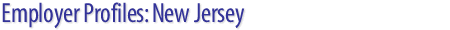 Employer Profiles: New Jersey