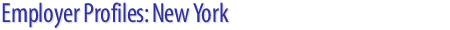 Employer Profiles: New York